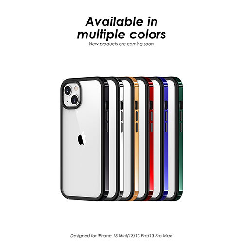 Sjajni metalni rub s TPU telefonom